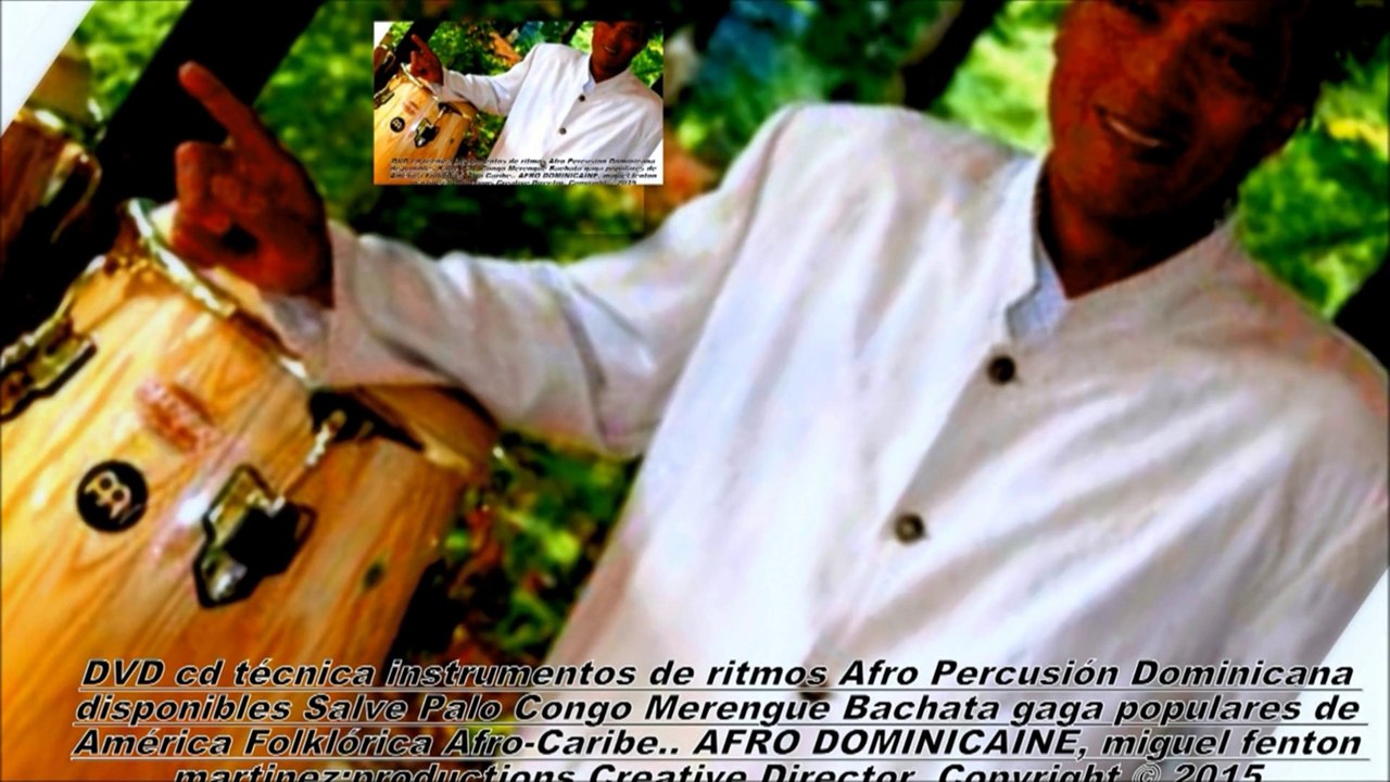 dvd cd miguel fenton afro dominicaine 2015..