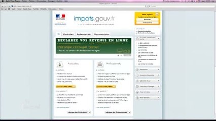 Impôts : La déclaration en ligne (Vendée)