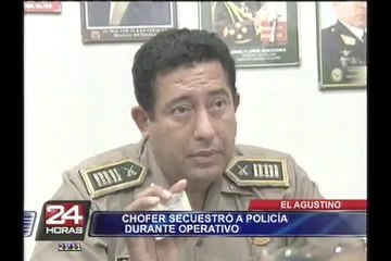 Colectivo huye y secuestra a policía para evitar recibir una papeleta