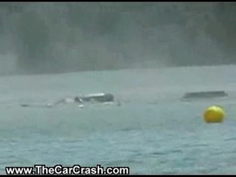 High Speed Boat Crashes on Water