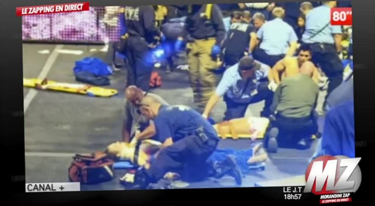 Des acrobates chutent en plein spectacle