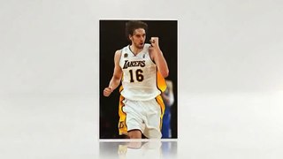 19USD NBA Los Angeles Lakers 16 Pau Gasol Jersey Wholesale