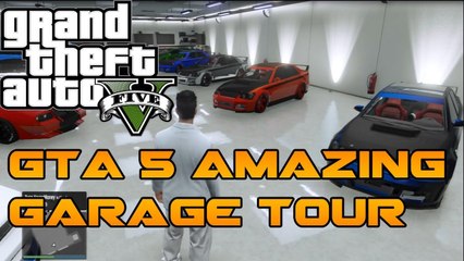 GTA 5 Online - Amazing Updated Garage Tour (GTA V)