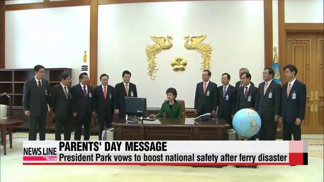 President Park vows to boost national safety on Parents' Day