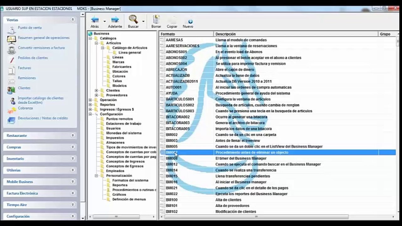 Eliminar un articulo - My Business POS