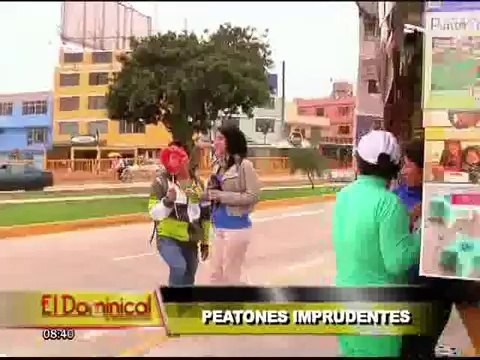 Peatones imprudentes: cuando los transeúntes no respetan señales de tránsito