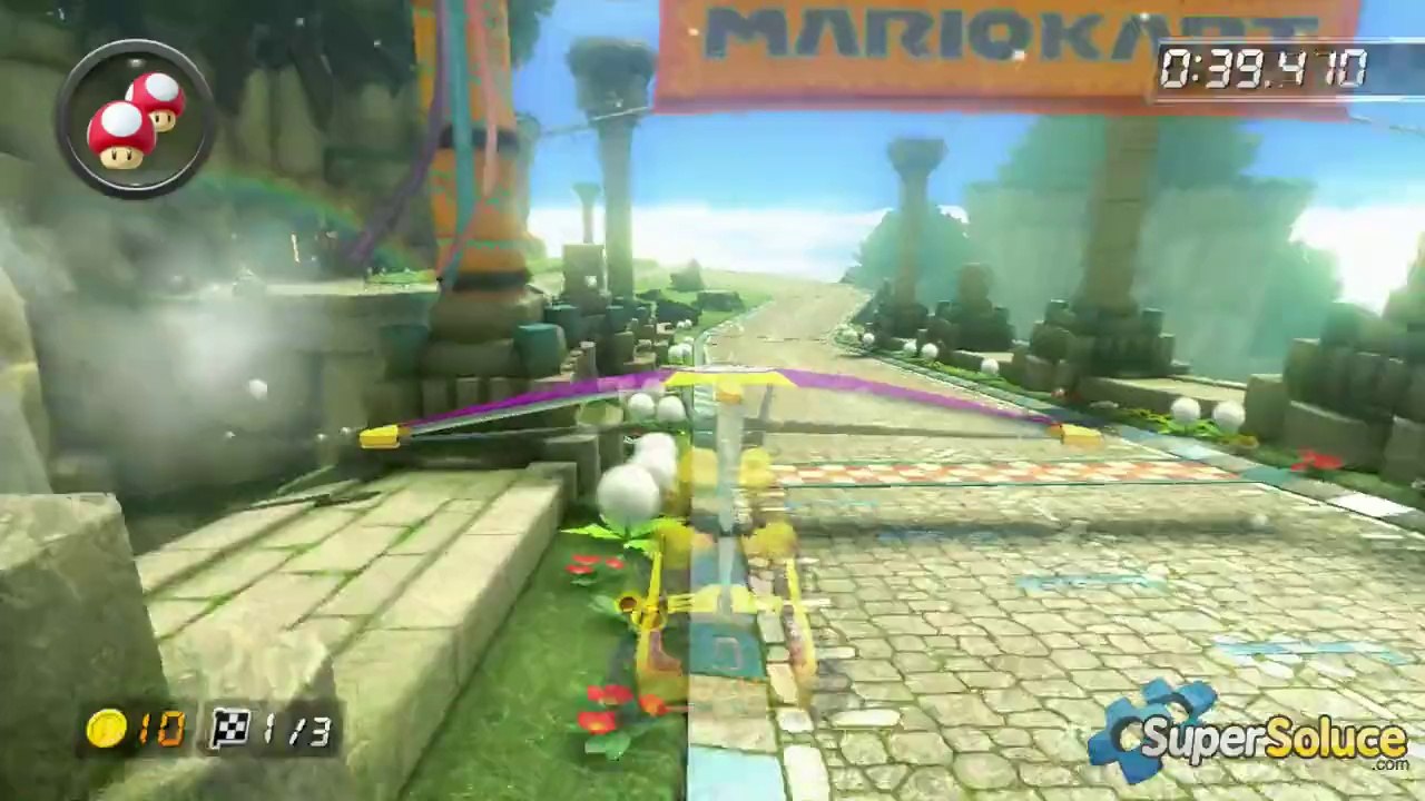 Coupe Champignon : Course Temple Thwomp