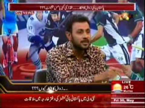 Sports & Sports with Amir Sohail (Qaumi Khel Hockey ... Zawal Ka Shikar Kun -) 30 May 2014