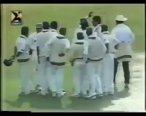 great waqar younas bowled out the legend brain lara.
