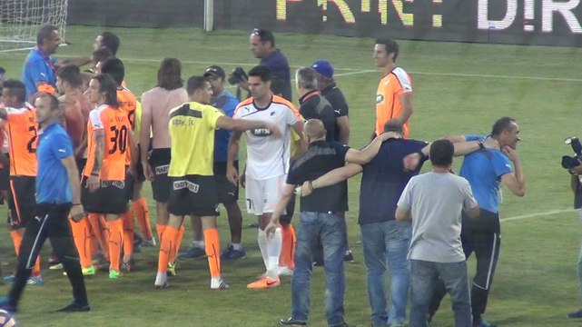 Οι πανηγυρισμοί μετά το τέλος του αγώνα