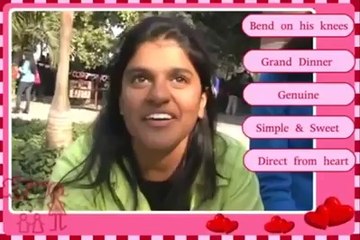 on valentine day we want to ask all girls for their dream proposal.