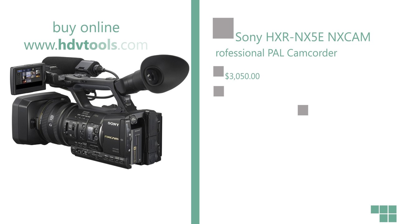 Sony HXR-NX5E NXCAM Price $3050 Brand New with Warranty