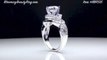 wedding ring 6 Prong Unique Pave Set Designer Engagement Ring 2