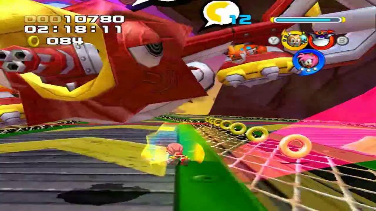 Sonic Heroes - Team Rose - BOSS : Egg Albatross