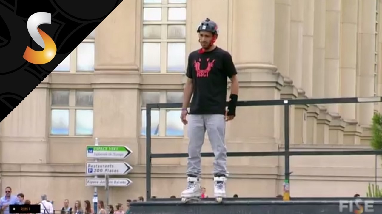 Stephane Alfano - 3rd Final Roller Slopestyle - FISE World Montpellier 2014