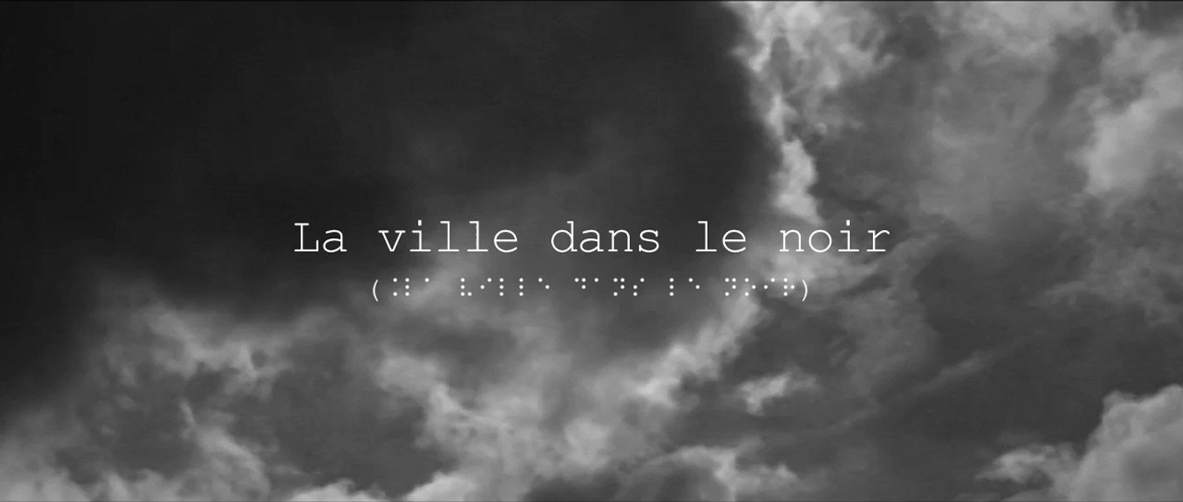 la ville dans le noir