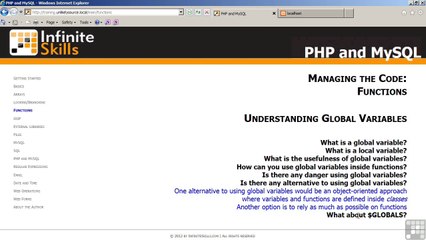 PHP MySQL Training part