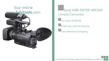 Sony HXR-NX70E Price $2025 Brand New with Warranty