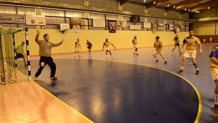 Hand (playoffs N1M) Cherbourg - Pontault-Combault : kung-fu conclu par Jourdain.