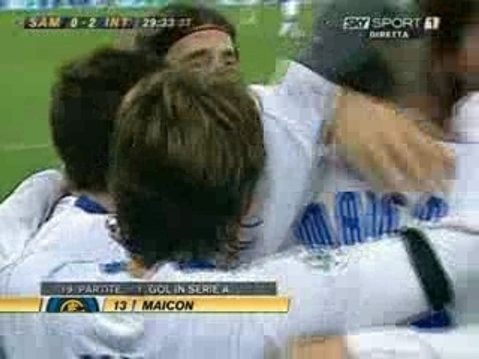 Sampdoria - Inter | 0-2 Maicon