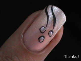 Simple Silver nail art designs