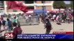 Huancayo: alumnos de dos colegios protagonizaron feroz batalla campal