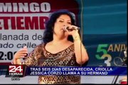 La desaparecida cantante Jessica Corzo estaría en casa de una amiga