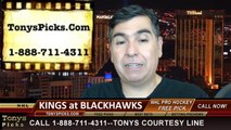 Game 7 Odds Pick Chicago Blackhawks vs. LA Kings Prediction NHL Playoff Preview 6-1-2014