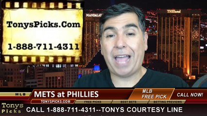 MLB Pick Philadelphia Phillies vs. New York Mets Odds Prediction Preview 6-1-2014