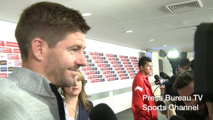 Steven Gerrard reaction England vs Peru