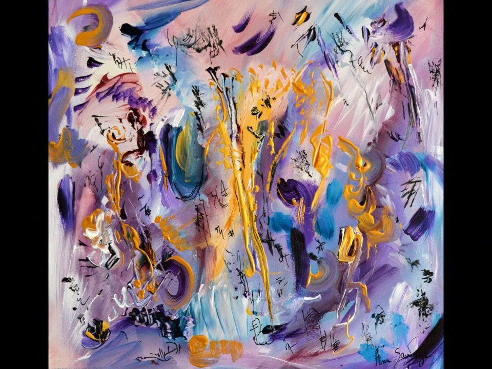 Ame sauvage artiste peintre contemporain abstrait