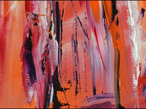 tableau abstrait contemporain - peintre ame sauvage