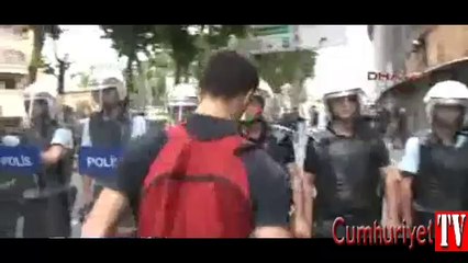 Polis orantısız zekaya zor kullandı