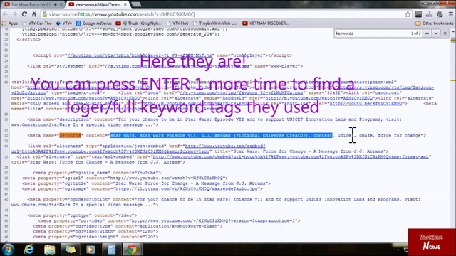 How to find tags and keywords from any youtube videos