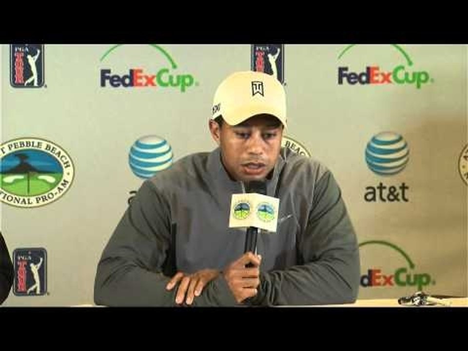 Tiger Woods Press Conference - AT&T Pebble Beach National Pro-Am 2012