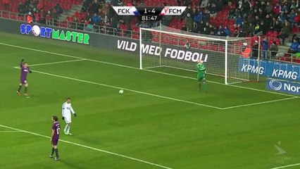 Poulsen scores brilliant goal against FC Copenhagn