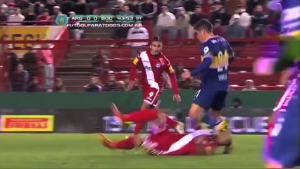 Iniguez Kicked in Teeth - Facetackle Fail!