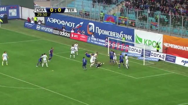 CSKA Moskva v Terek Groznyi 1-0 | Russian Premier League Goals & Highlights | 04-05-2013