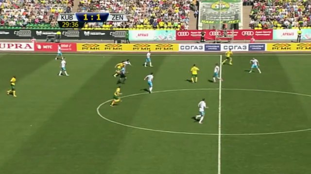 Kuban Krasnodar v Zenit St. Petersburg 2-2 | Russian Premier League Goals & Highlights | 28-04-2013