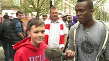 KSI and RVP at Arsenal vs Manchester United | #KSIARMY