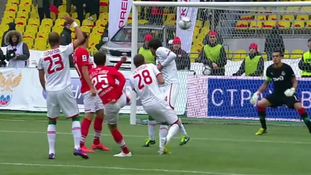 Spartak Moskva v Lokomotiv Moskva | Russian Premier League Goals & Highlights | 16-03-2013