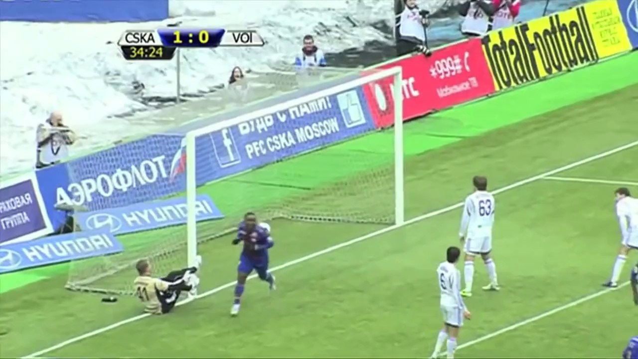 CSKA Moskva v Volga 2-0 | Russian Premier League Goals & Highlights | 06-04-2013