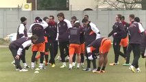 Liverpool v Zenit St P'sbg - Gerrard, Suarez, Sturridge and more team training | Europa League