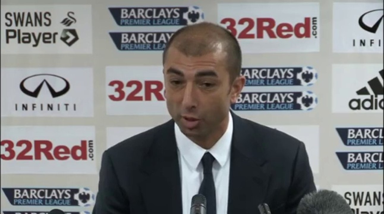 Swansea 1-1 Chelsea - Swansea scored a quality goal - di Matteo - EPL 2012