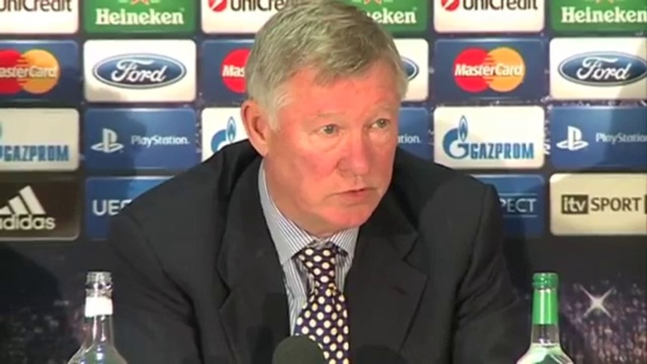 Manchester United 3-2 Braga - Alex Ferguson on Scholes and more - Champions League