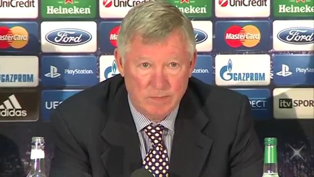 Manchester United 3-2 Braga - Alex Ferguson Interview on Rio Ferdinand race-row - Champions League
