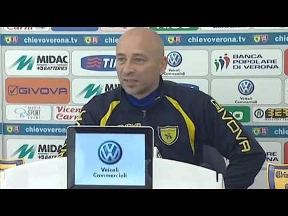 Chievo, Corini: La Fiorentina ha la testa alla coppa