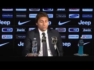 Juventus, Conte: Il giudice sportivo ha due pesi e due misure
