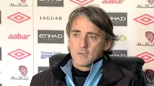 Mancini Pre Man City v Man Utd 30-04-12 | English Premier League 2012