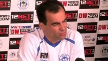 Blackburn vs. Wigan | Martinez Interview | Premier League 2012